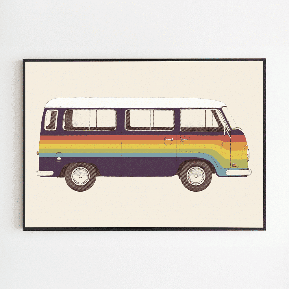 Poster - Van Rainbow