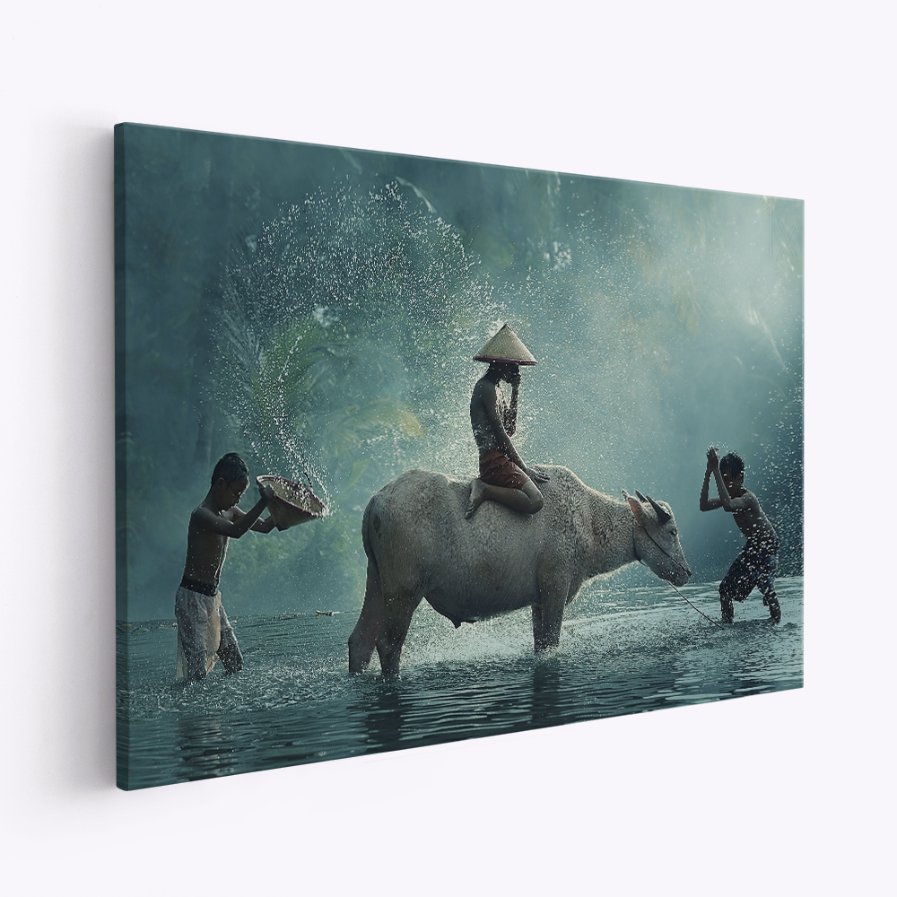 Stampe su tela - Vattenbuffel