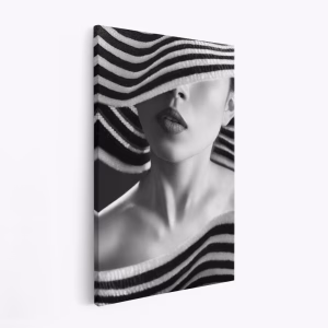 Stampe su tela - Black & white stripes