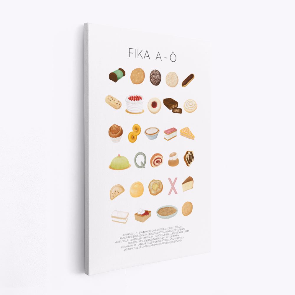 Stampe su tela - FIKA A-Ö