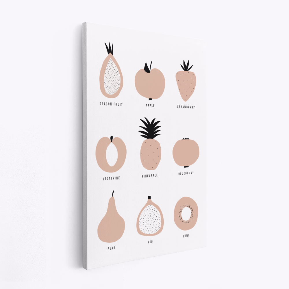 Stampe su tela - Pastel Fruits