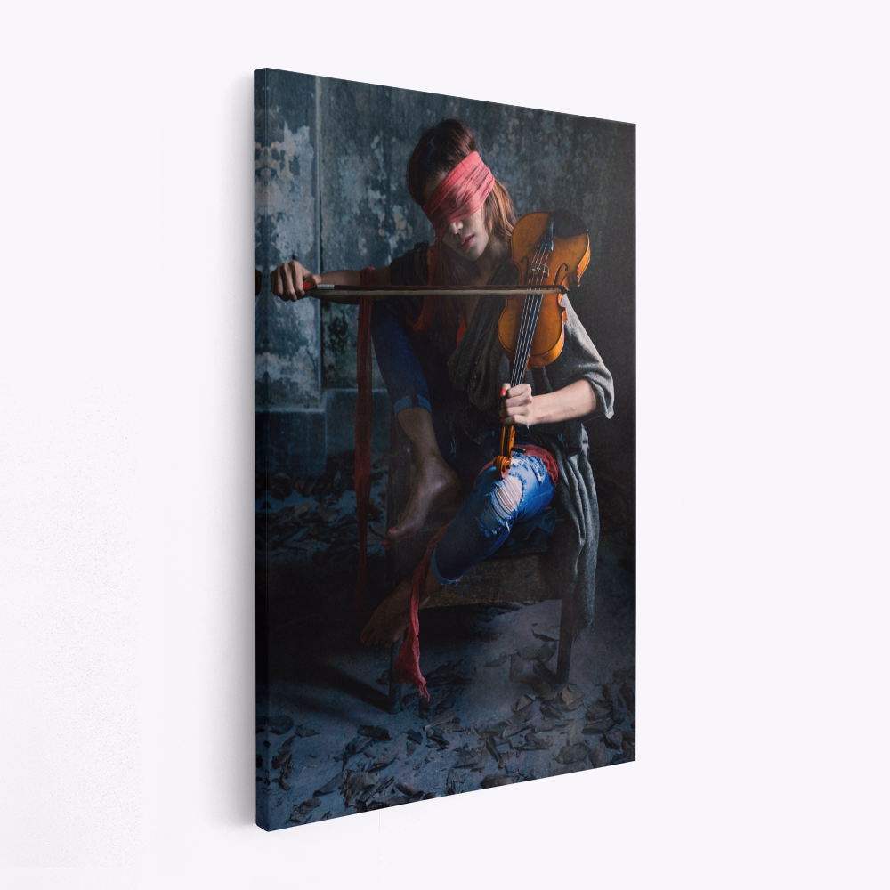 Stampe su tela - Eyes are not required for a beautiful music