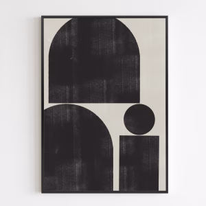 Poster - Shape Study No1.