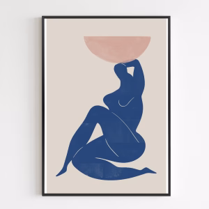 Poster - Vase and Woman