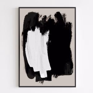 Poster - Abstract Brush Strokes 16