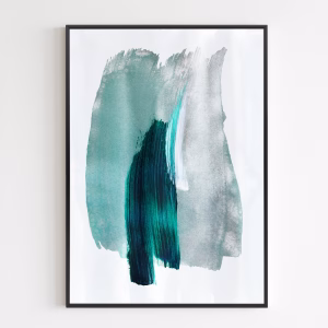 Poster - Abstract Brush Strokes 19