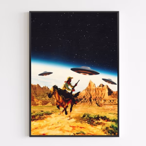 Poster - UFO Space Chase