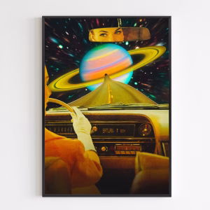 Poster - Saturn Commute