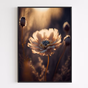 Poster - Flower in Morning Sun