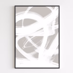 Poster - Abstract Brush Strokes 6 A1