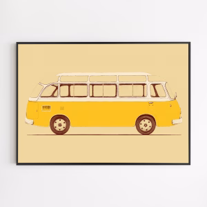 Poster - Yellow Van