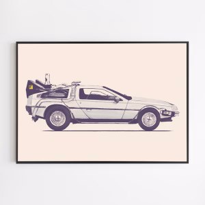 Poster - Delorean