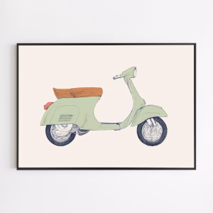 Poster - Vespa Print