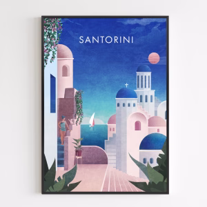 Poster - Santorini IV