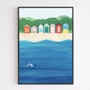 Poster - Beach Huts
