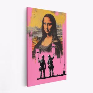 Stampe su tela - Pink Monalisa