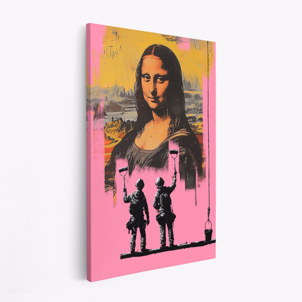 Stampe su tela - Pink Monalisa