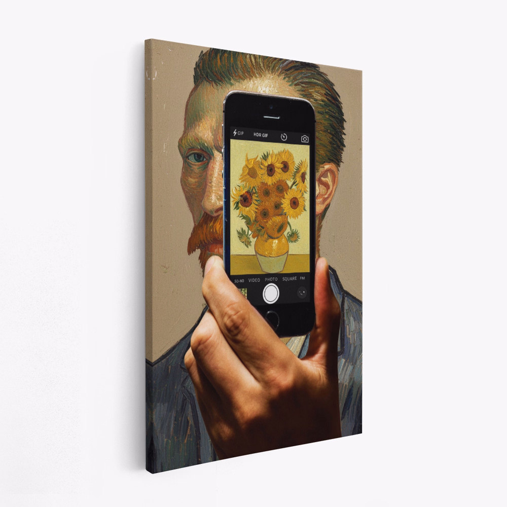 Stampe su tela - Sunflowers Selfie