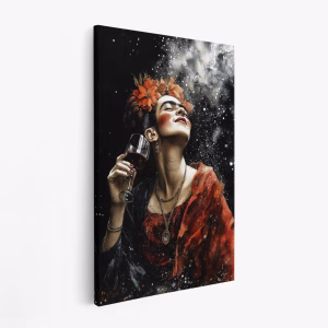 Stampe su tela - Frida and wine