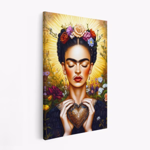 Stampe su tela - Frida Love portrait