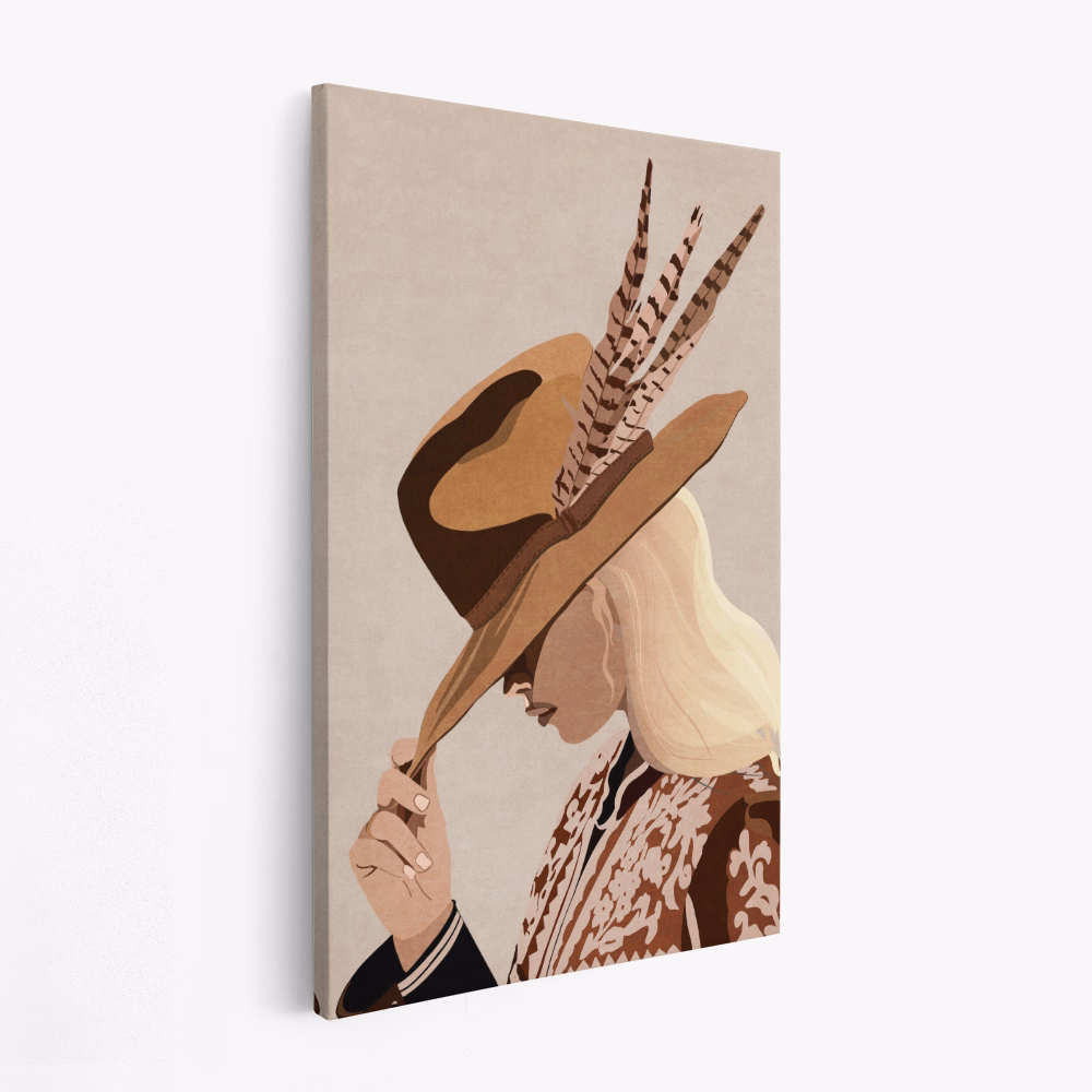 Stampe su tela - Feathered Elegance