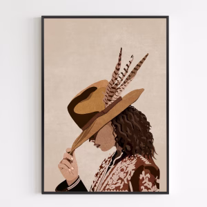 Poster - Feathered Elegance