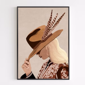 Poster - Feathered Elegance